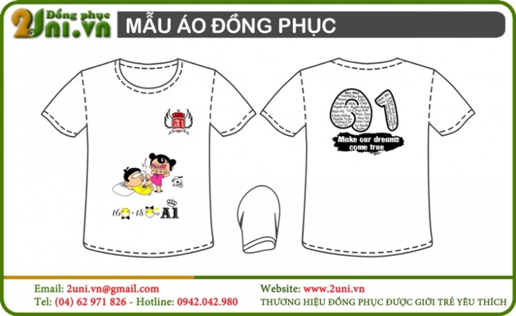 Mẫu áo lớp 12a1 bình dương